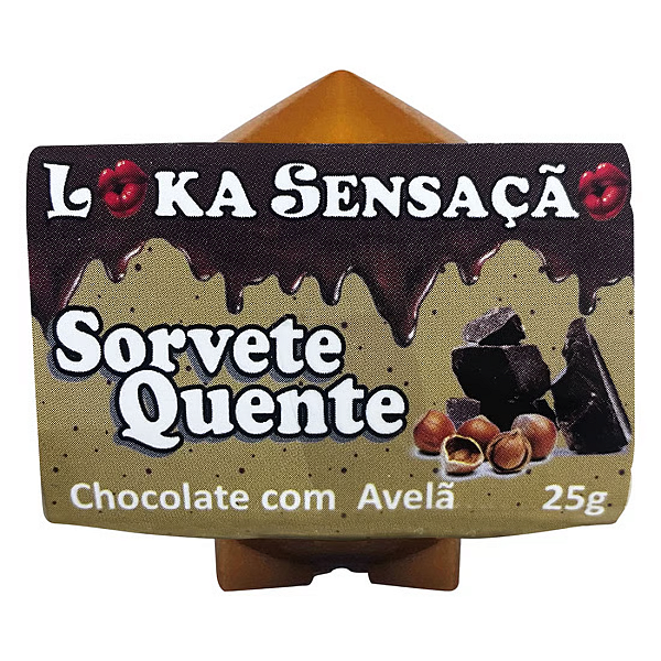 VELA COMESTIVEL CHOCOLATE COM AVELÃ