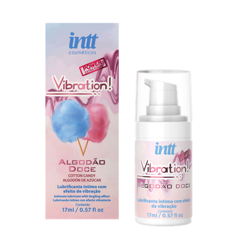 VIBRATION ALGODÃO DOCE GEL EXCITANTE BEIJAVEL 17ML