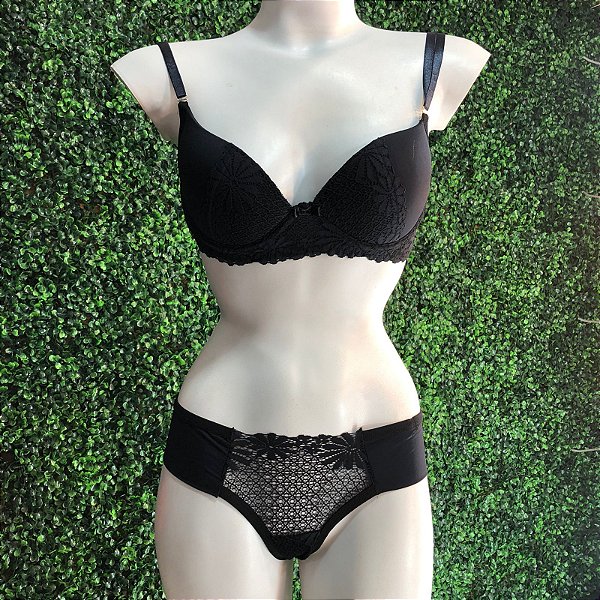CONJUNTO LINGERIE SEGRDO DA MEIA NOITE