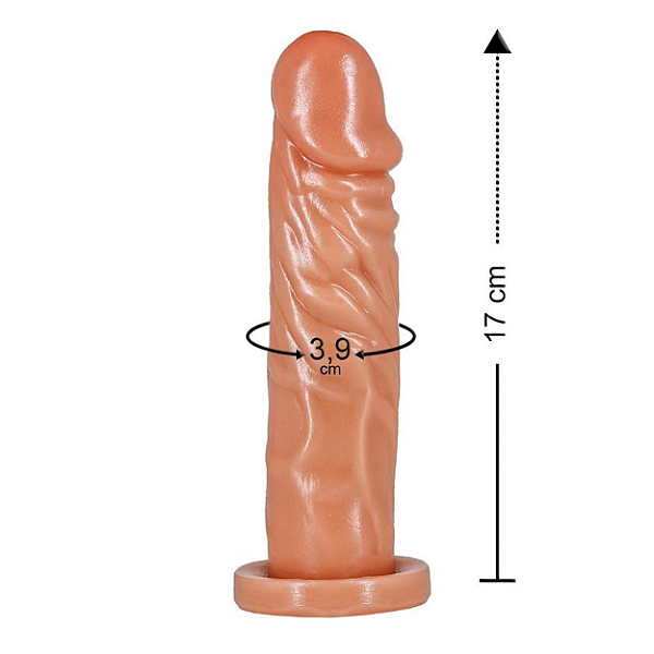 PROTESE MAÇICA 17 x 3,9 CM PENIS