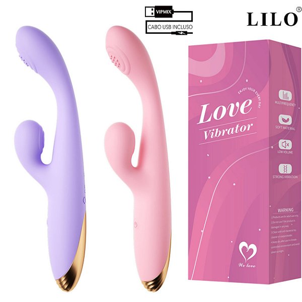VIBRADOR PONTO G E CLITÓRIS RECARREGÁVEL COM 10 MODOS DE VIBRAÇÃO