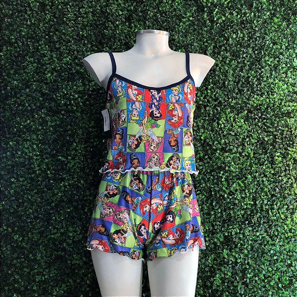 PIJAMA BABY DOLL PRINCESAS