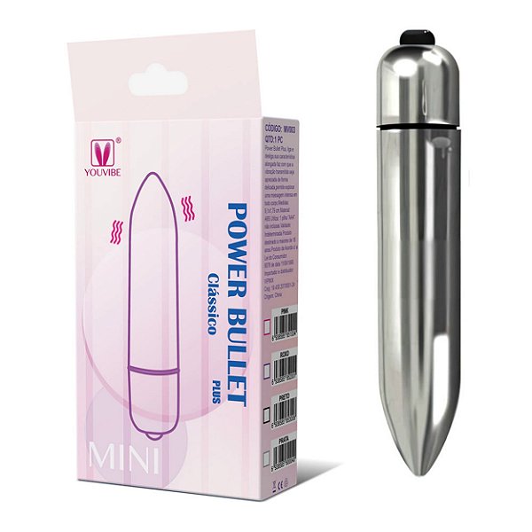 POWER BULLET PLUS VIBRADOR 1 MODO DE VIBRAÇÃO