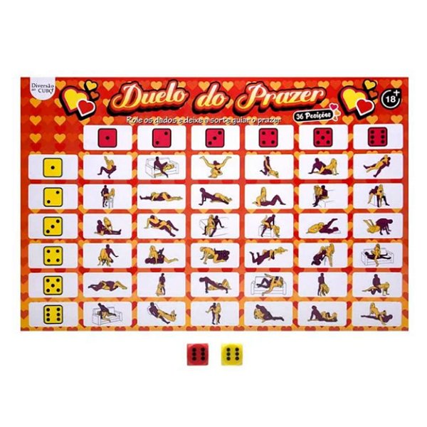 JOGO DUELO DO PRAZER COM 36 POSIÇÕES