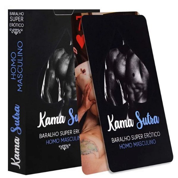 BARALHO KAMA SUTRA SUPER ERÓTICO GAY 55 CARTAS