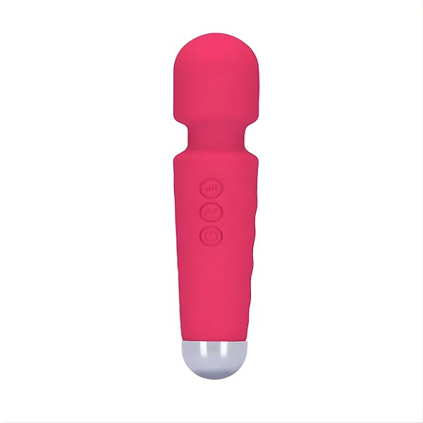 MINI VIBRADOR VARINHA MÁGICA COM 10 NIVEIS DE VIBRAÇÕES RECARREGÁVEL