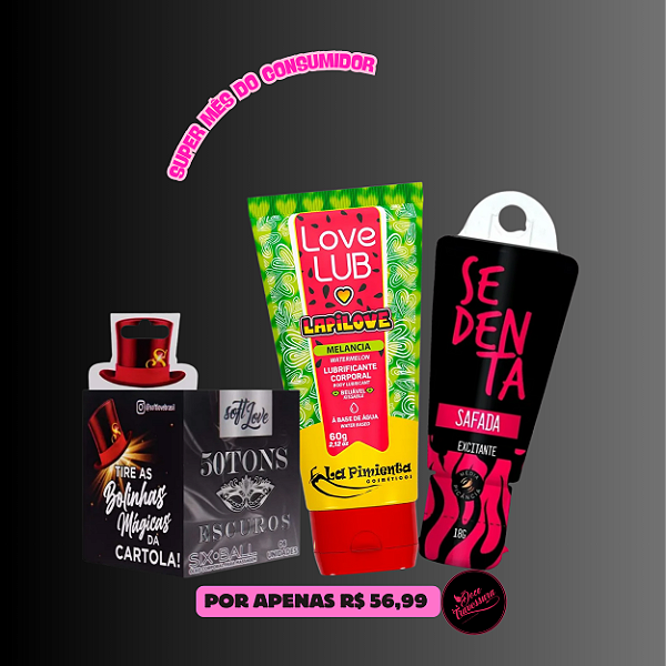 KIT SABOR E EXCITAÇÃO