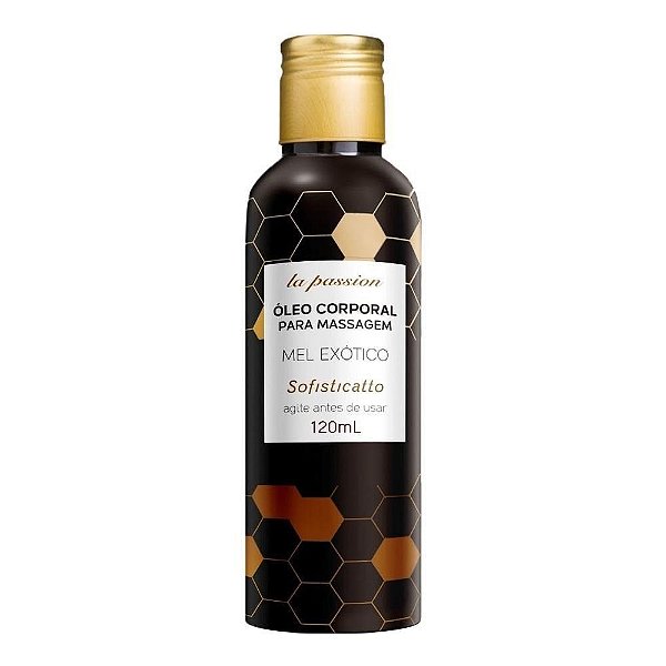 ÓLEO DE MASSAGEM BEIJÁVEL MEL 120ML