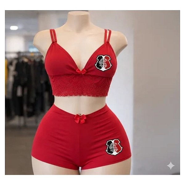BABY DOLL TIMES MICROFIBRA COM RENDA
