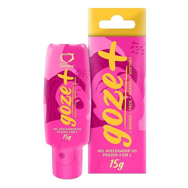 GOZE + ACELERADOR DO PRAZER 4 EM 1 COM 15g SEXY FANTASY