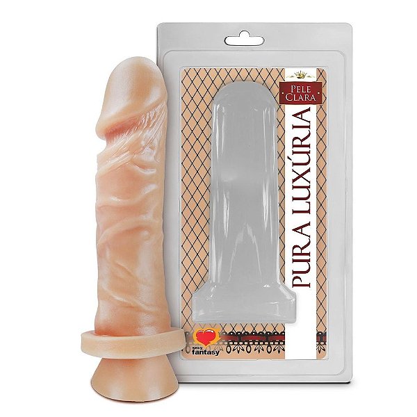 PROTESE PENIS 15,3 x 4 CM COM VENTOSA