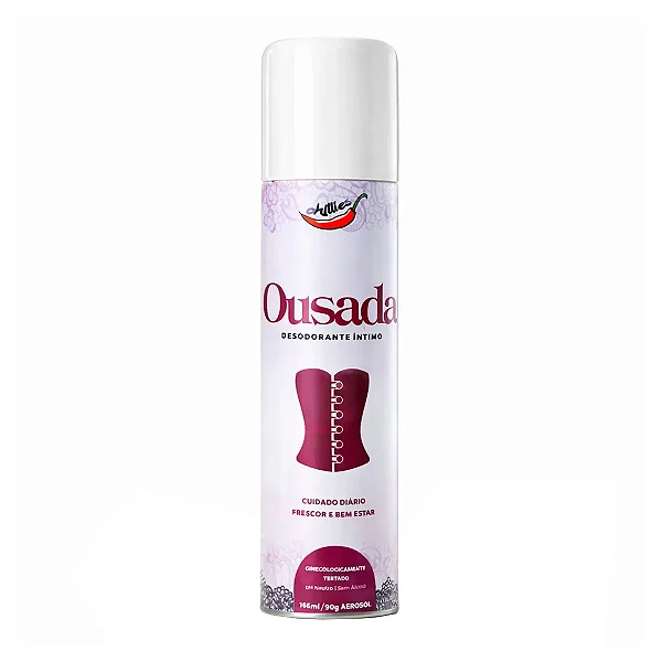 DESODORANTE ÍNTIMO PARA VIRILHA EM AEROSOL OUSADA ATRACTION 90G