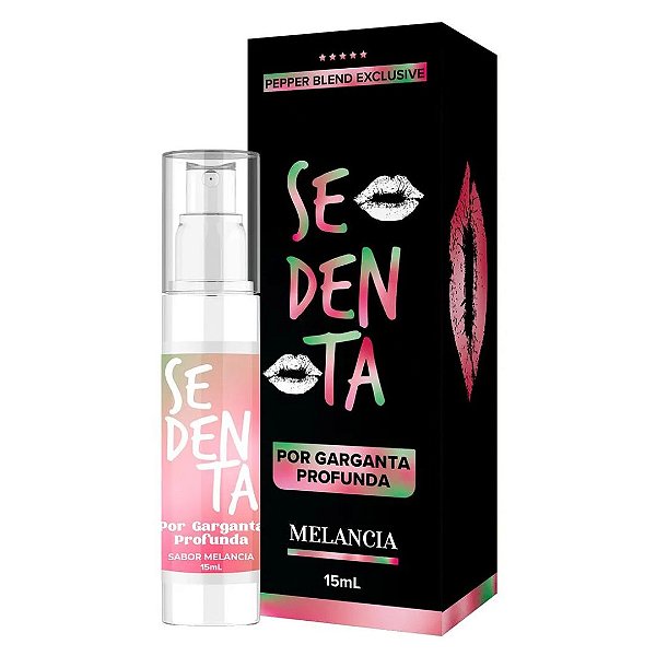SEDENTA GARGANTA PROFUNDA DESSENSIBILIZANTE ORAL EXTRA FORTE 15ML PEPPER BLEND MELANCIA