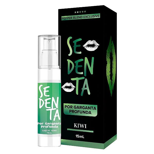 SEDENTA GARGANTA PROFUNDA DESSENSIBILIZANTE ORAL EXTRA FORTE 15ML PEPPER BLEND KIWI