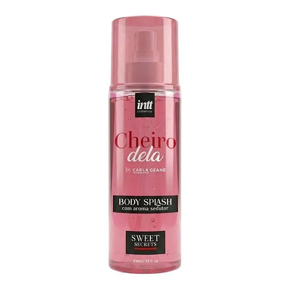 CHEIRO DELA BODY SPLASH COM AROMA SEDUTOR LINHA SWEET SECRETS BY CARLA GEANE 230ML INTT