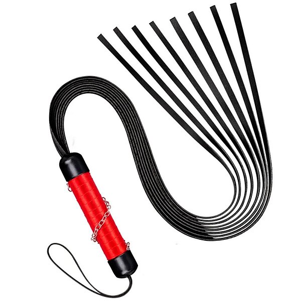 CHICOTE COM 8 TIRAS DE 40CM PAU BRASIL