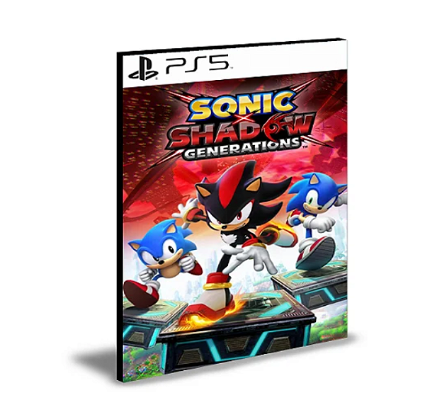 SONIC X SHADOW GENERATIONS Ps5 Mídia Digital