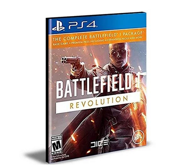 Battlefield 1 Revolution Ps4 e Ps5 Psn Mídia Digital