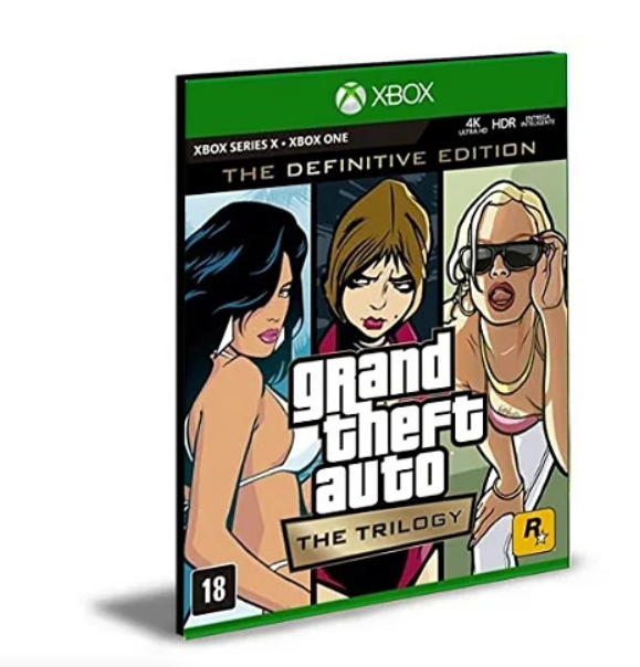 Grand Theft Auto The Trilogy The Definitive Edition Xbox One e Xbox Series X|S Mídia Digital