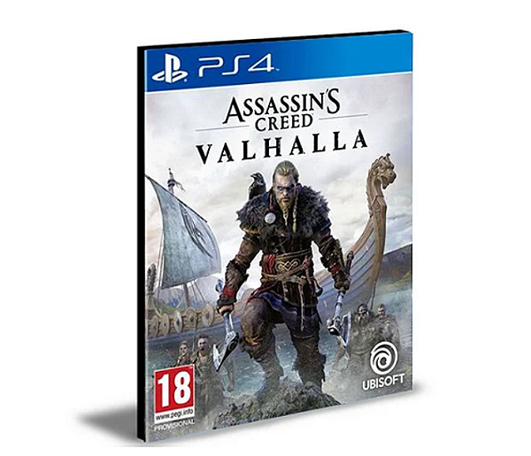 Assassin's Creed Valhalla Ps4 Mídia Digital