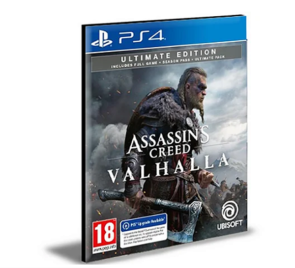 Assassins Creed Valhalla Ultimate Ps4 Mídia Digital