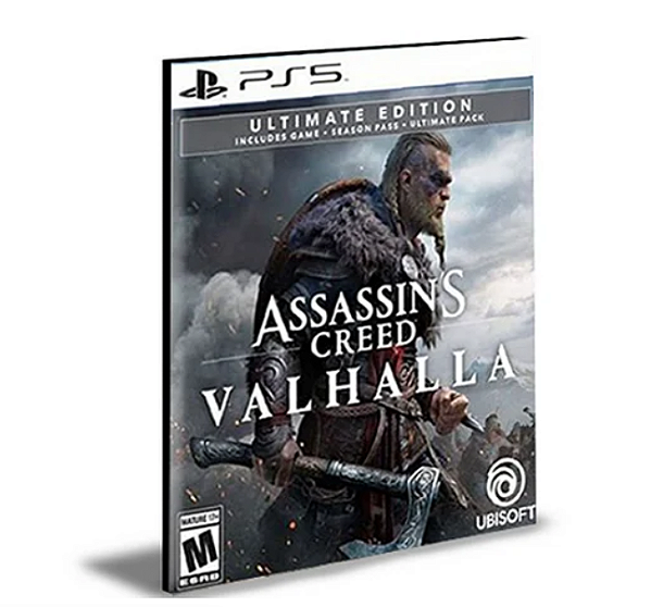 Assassins Creed Valhalla Ultimate Ps5 Português Mídia Digital