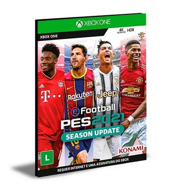 PES 2021 SEASON UPDATE - XBOX ONE E XBOX SERIES X|S MÍDIA DIGITAL