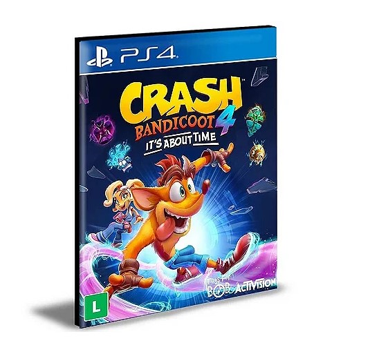 Crash Bandicoot 4 It’s About Time Ps4 e Ps5 Mídia Digital