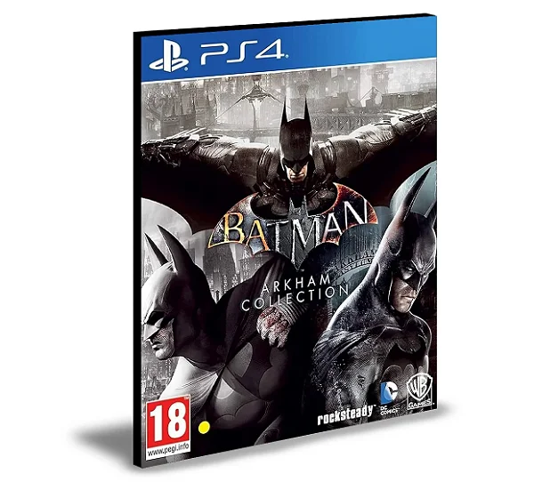 Batman Arkham Collection Português Ps4 e Ps5 PRIMARIA Mídia Digital