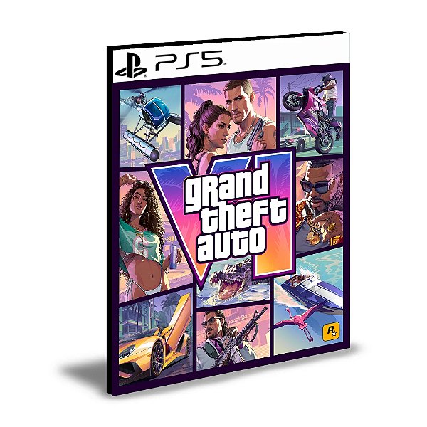GTA 6 - Grand Theft Auto VI PS5 PRIMÁRIA Mídia Digital PRÉ VENDA