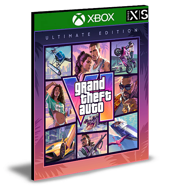 GTA 6 Ultimate Edition Xbox Series X|S Mídia Digital PRÉ VENDA