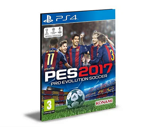 PES 2017 PS4 E PS5 PRIMÁRIA MÍDIA DIGITAL
