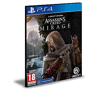 ASSASSIN'S CREED MIRAGE PS4 PSN MÍDIA DIGITAL