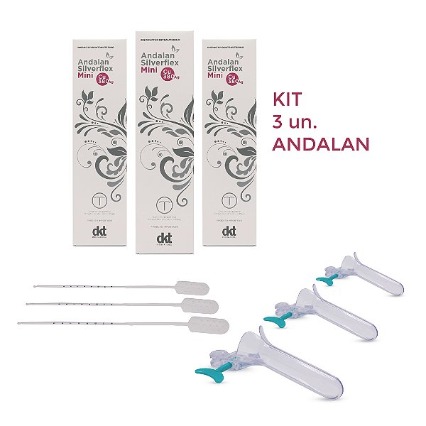 Kit Andalan Silverflex  Mini Cu 380 Ag C/ 3 Unidades