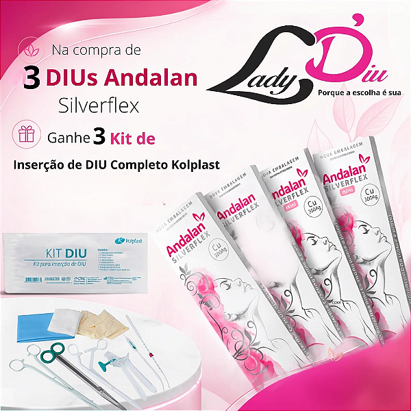 Compre 3 Andalan Silverflex E Ganhe 3 Kit Diu Completo