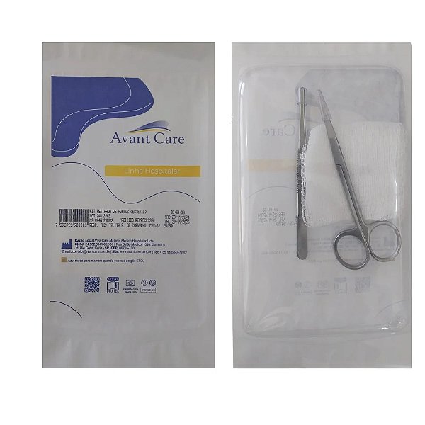 Kit Retirada de Pontos Estéril Descartável