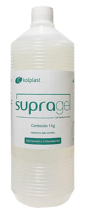 GEL CONDUTOR PARA ULTRASSOM 1 KG - SUPRAGEL