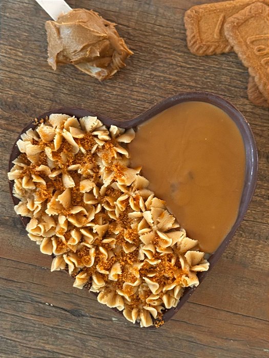 Coração Biscoff