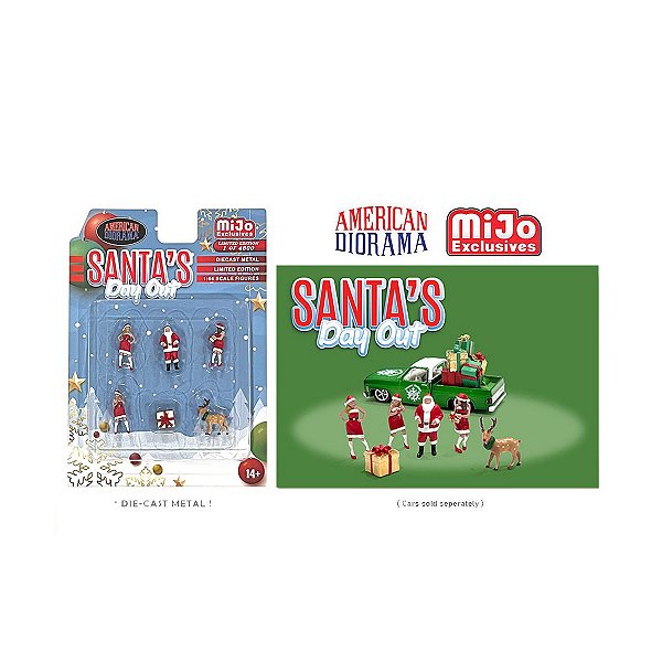 Kit Para Diorama 1:64 - Santa's Day Out (natal)