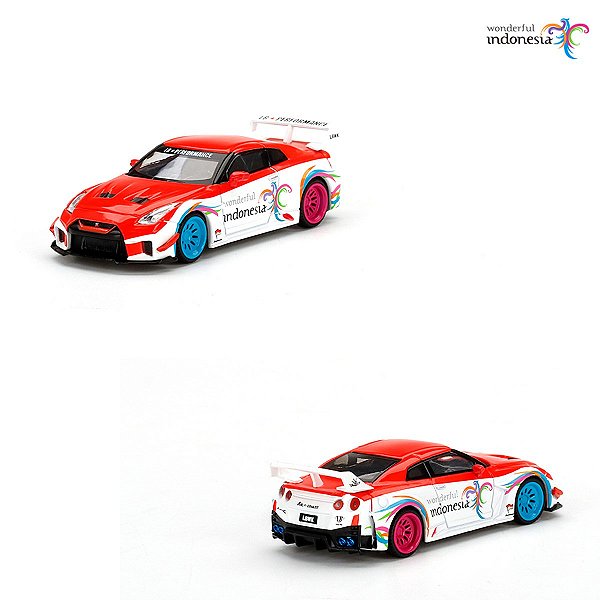 (Usado)Miniatura Mini GT 1:64 Lb Gt Nissan GT-R R35