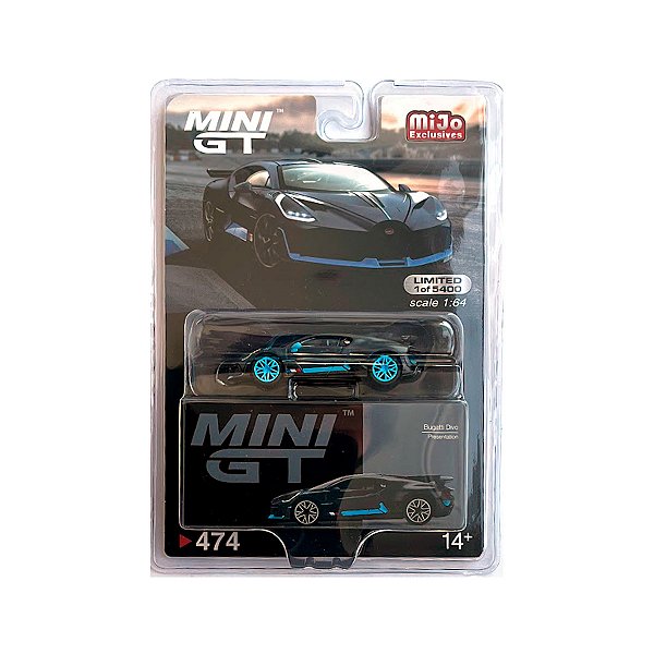 Miniatura Mini GT 1:64 Bugatti Divo - Chase