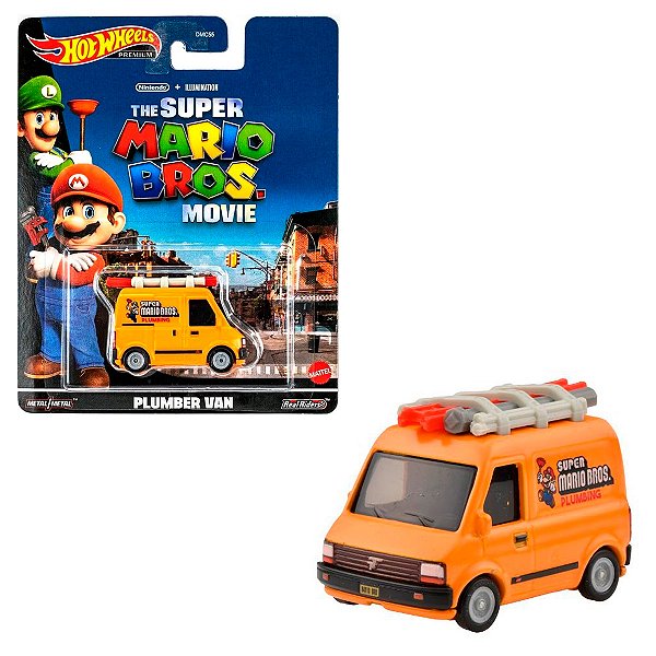 Hot Wheels Premium Super Mario Bros - Plumber Van (Blister danificado)