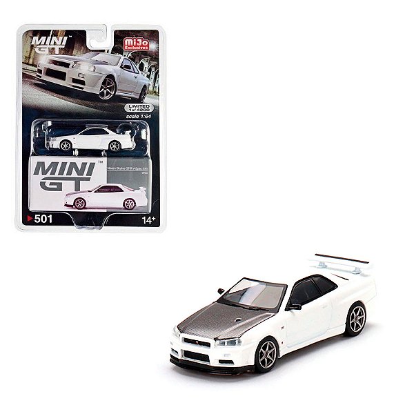 Miniatura Mini GT 1:64 Nissan Skyline GT-R (R34) V- Spec II