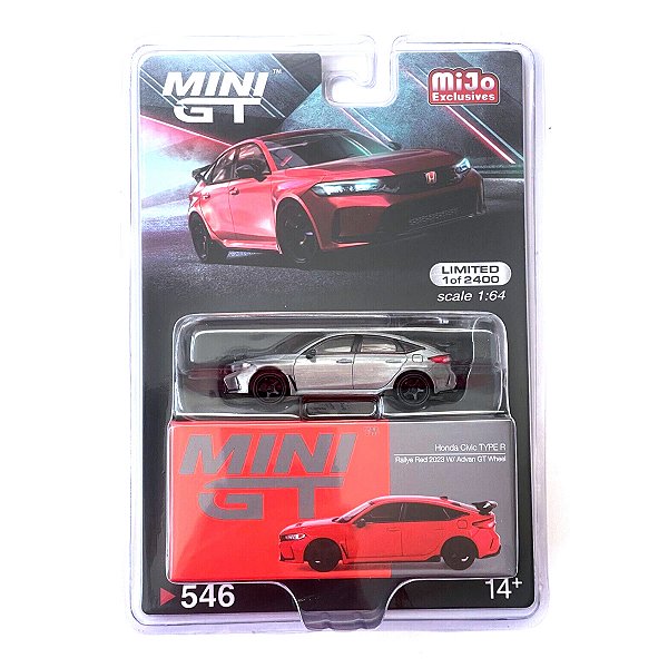 Miniatura Mini GT 1:64 Honda Civic Type-R - CHASE