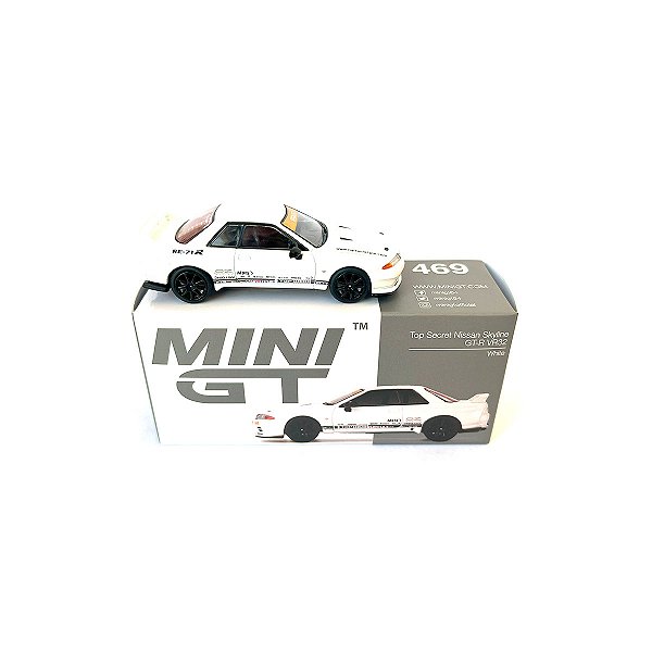 Loose - Miniatura Mini GT 1:64 Nissan Skyline GT-R VR32 #469