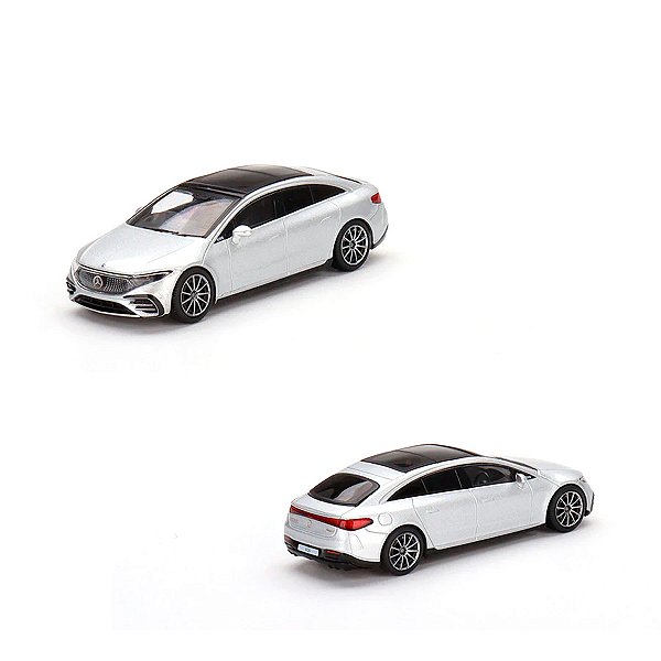 (Caixa Aberta) Miniatura Mini GT 1:64 Mercedes-Benz EQS 580