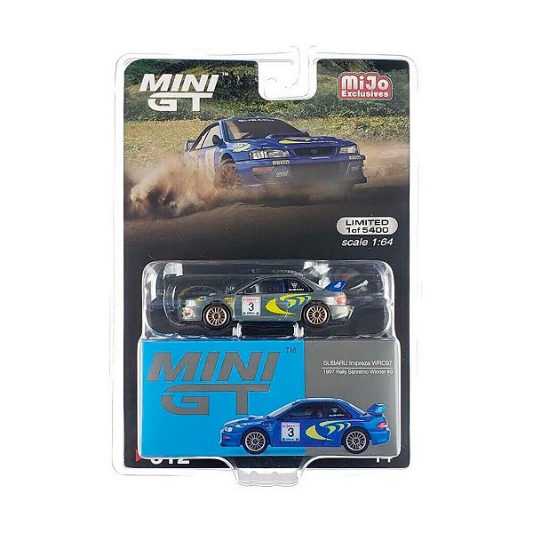 CHASE - Miniatura Mini GT 1:64 Subaru Impreza WRC97