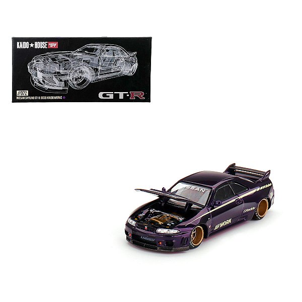 Miniatura Kaido House x Mini GT 1:64 Nissan GT-R (R33) #72