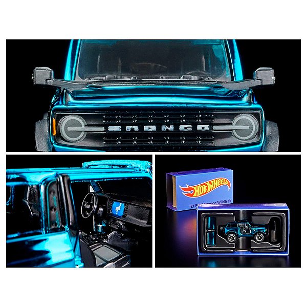 Hot Wheels RLC Mail In 2023 - Ford Bronco R Violet - Édition Collector 1/64 - Neuf Sous Blister