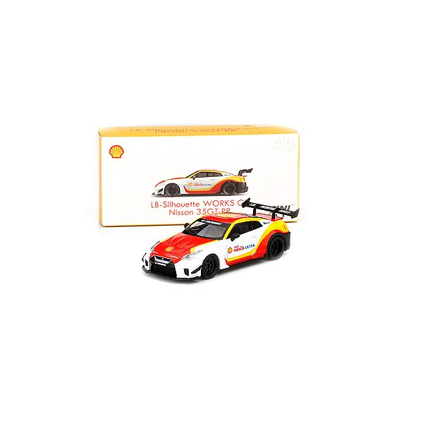 (Caixa Aberta) Mini GT 1:64 Nissan GT-R 35GT-RR Shell #262
